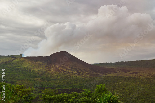 Panoramic view on masaya volcano