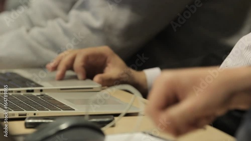 Hands and board meeting detail