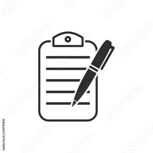 Application form vector icon.