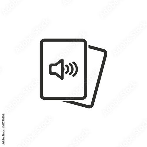 Free Download Audio book vector icon. - GFXLoad