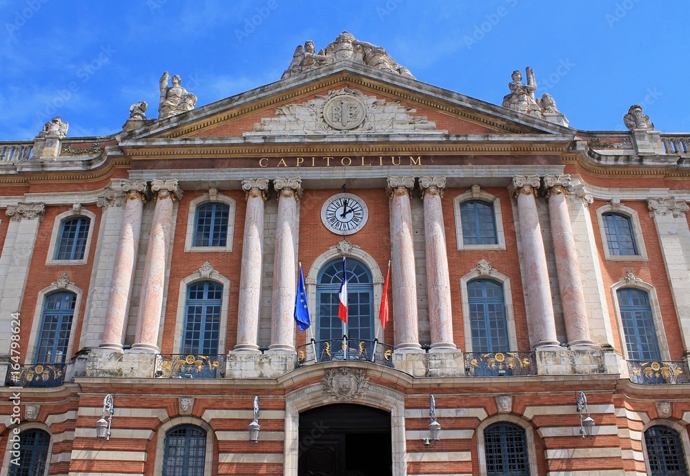 Capitole of Toulouse, Haute Garonne, Occitanie region, France