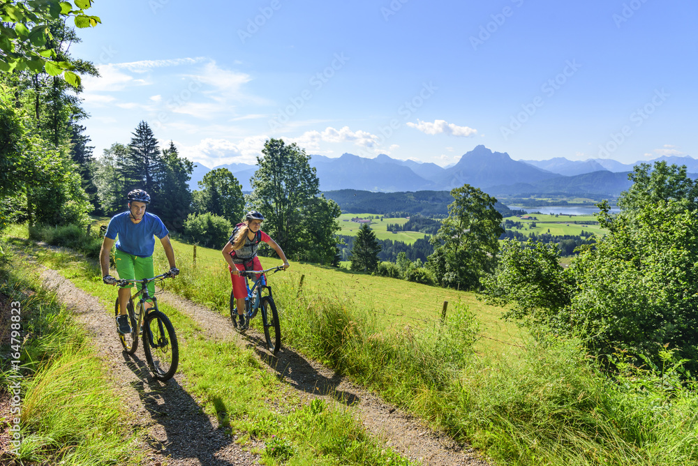 Radsport in herrlicher Landschaft Radsport in herrlicher Landschaft