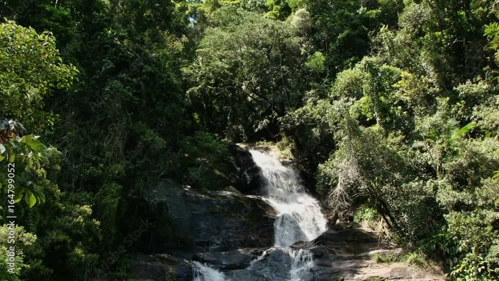 Waterfall in the Tijuca National Park near Rio de Janeiro, Brazil Waterfall in the Tijuca National Park near Rio de Janeiro, Brazil