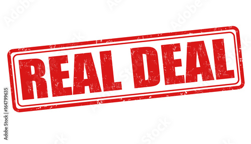 Real deal sign or stamp