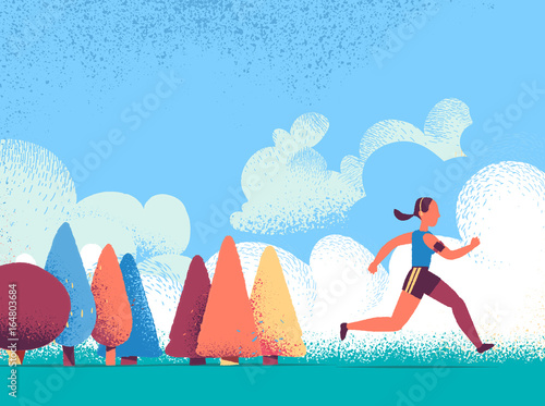 Jogging all'aria aperta