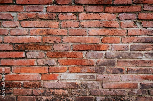 Red brick wall texture background