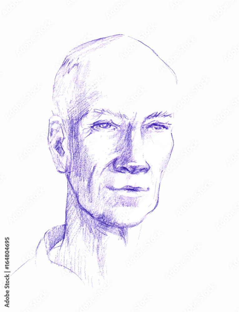 Pencil Sketch face man  Arthubai