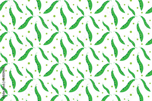 Modern green pease pattern