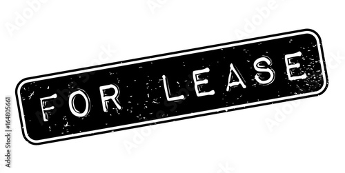 For Lease rubber stamp. Grunge design with dust scratches. Effects can be easily removed for a clean, crisp look. Color is easily changed.