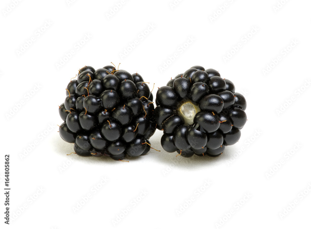 Closeup shot of fresh blackberries Closeup shot of fresh blackberries