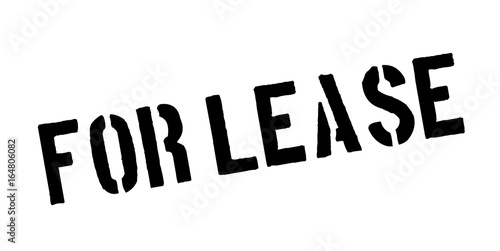 For Lease rubber stamp. Grunge design with dust scratches. Effects can be easily removed for a clean, crisp look. Color is easily changed.
