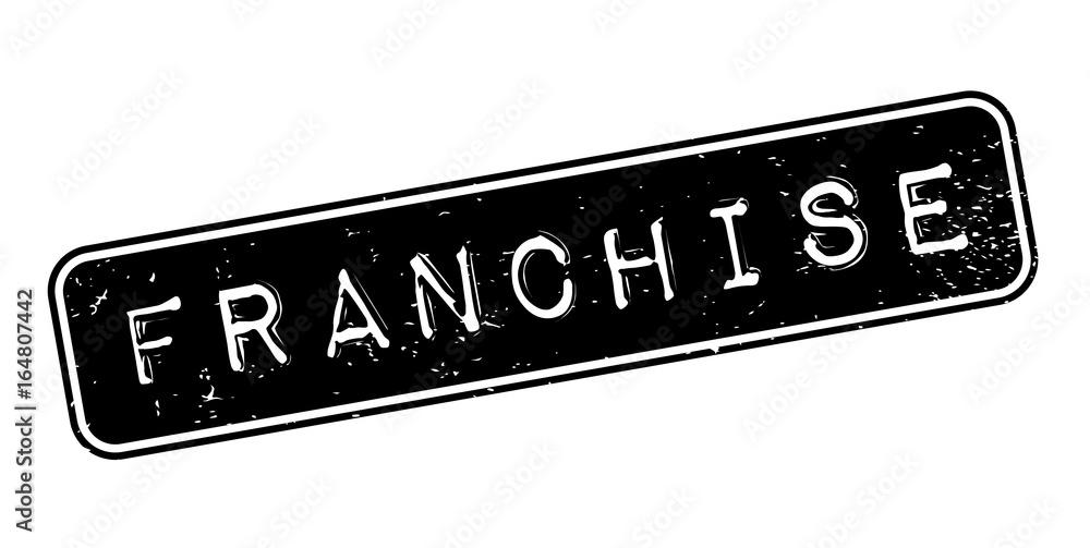 Franchise rubber stamp. Grunge design with dust scratches. Effects can be easily removed for a clean, crisp look. Color is easily changed. Franchise rubber stamp. Grunge design with dust scratches. Effects can be easily removed for a clean, crisp look. Color is easily changed.