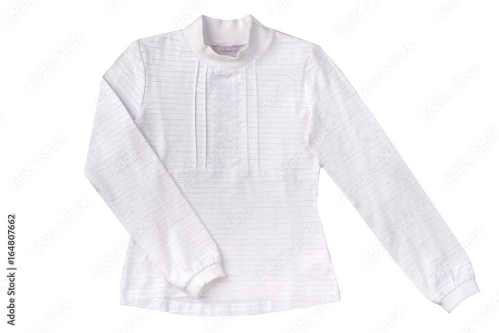 white shirt isolated on a white background white shirt isolated on a white background