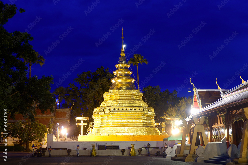 Wat Phra That Sri Jomthong temple in Chiangmai, Thailand.
