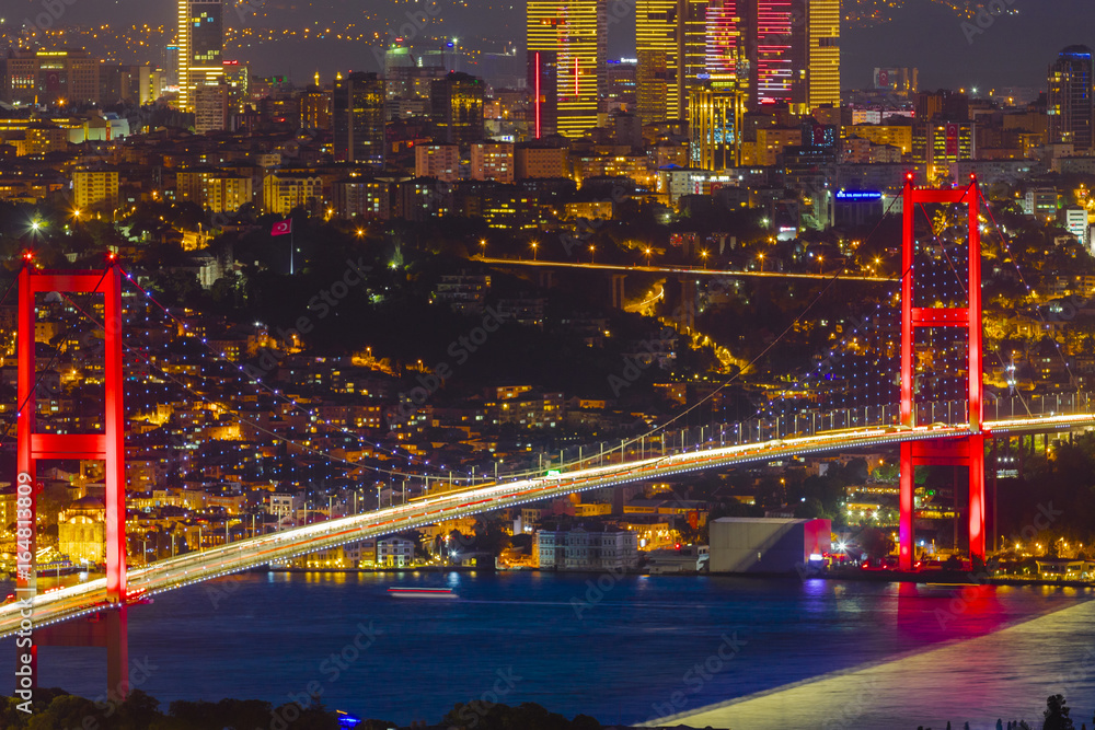 Fototapeta premium Bosphorus Bridge Istanbul, Turkey