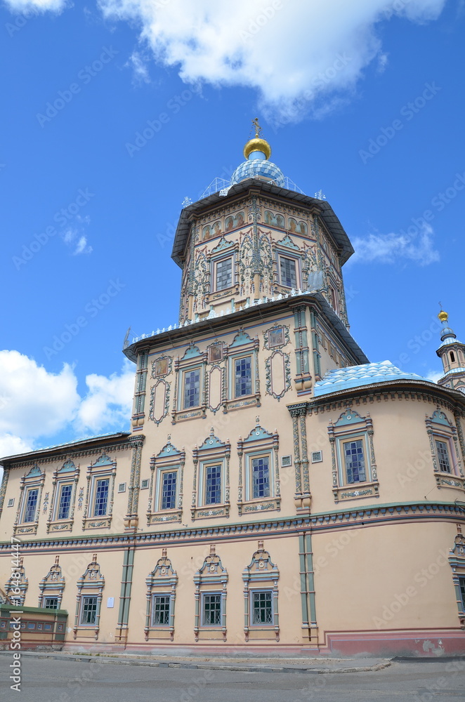 View on Peter and Paul Cathedral in Kazan, Tatarstan, Russia