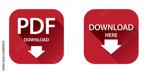 PDF Download Button and Download Button Red