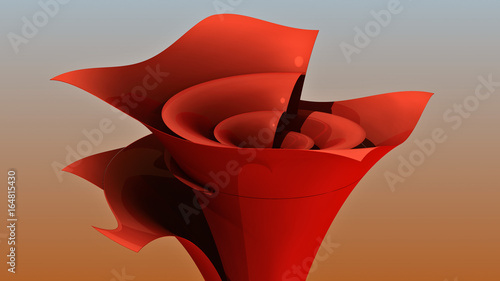 3D rendering. Funnel