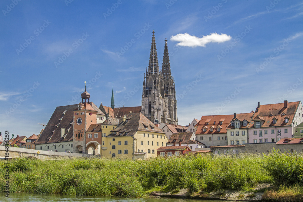 Fototapeta premium Regensburg - Hauptstadt der Oberpfalz