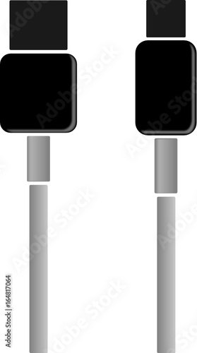 Ladekabel für Aufladen oder Datenaustausch