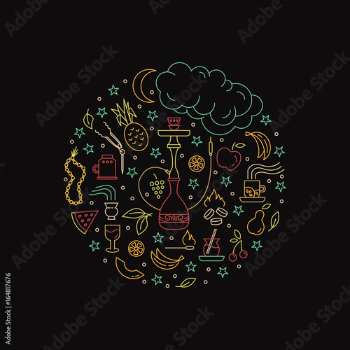 Hookah circle concept 