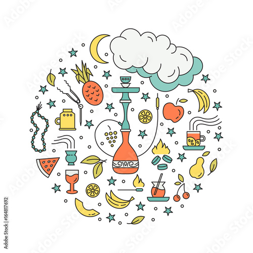 Hookah circle concept 