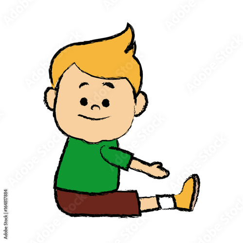 portrait boy grandson person image