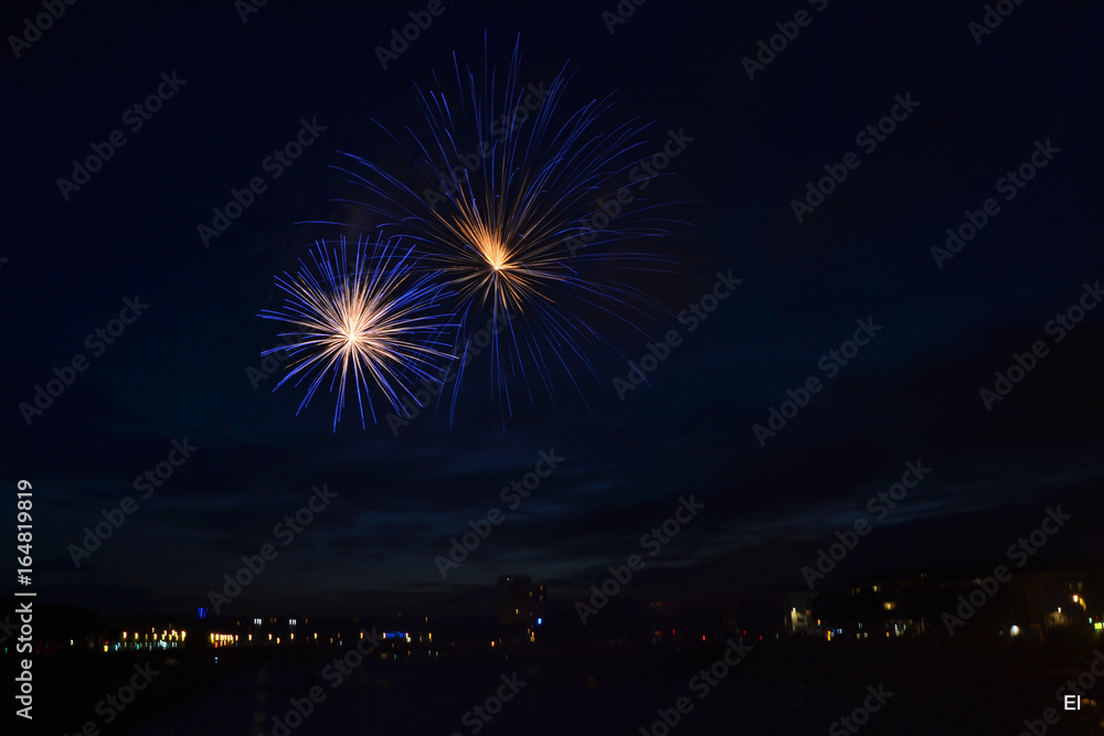 Rouen's fireworks