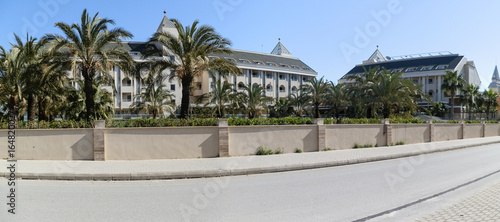Panorama of Anthalya city with majestic hotel complex © Michal