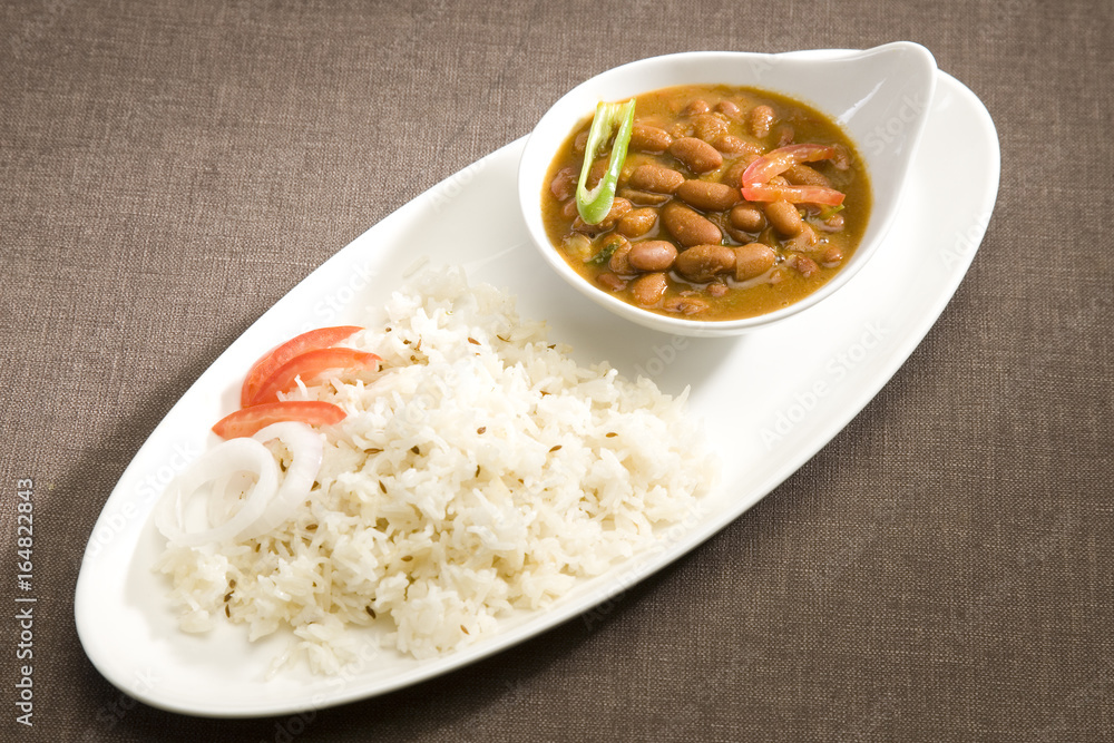 Rice & Rajma or Red kidney Beans Rice & Rajma or Red kidney Beans