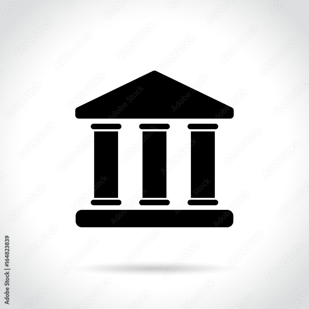 building icon on white background building icon on white background