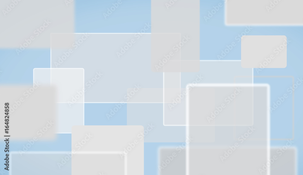 sharp and blurred rectangles on blue background
sharp and blurred rectangles on blue background