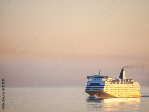 Ferryboat at Sunrise