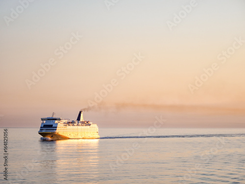 Ferryboat at Sunrise