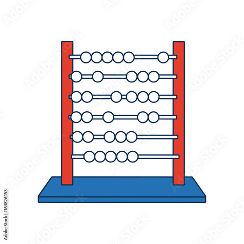 school abacus education and school element math vector illustration