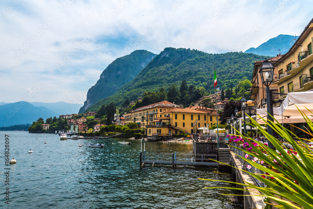 Menaggio on lake Como, Italy. View from embankment