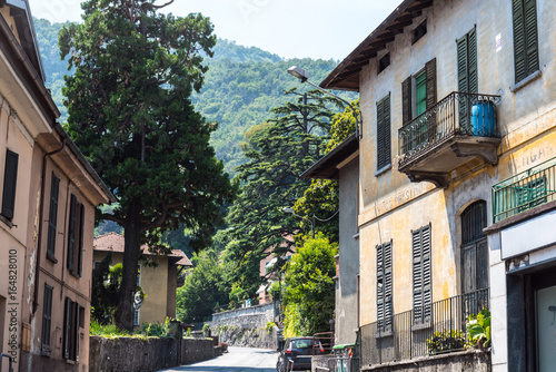 Fototapeta Naklejka Na Ścianę i Meble -  View of Menaggio street. Province Como. Italy