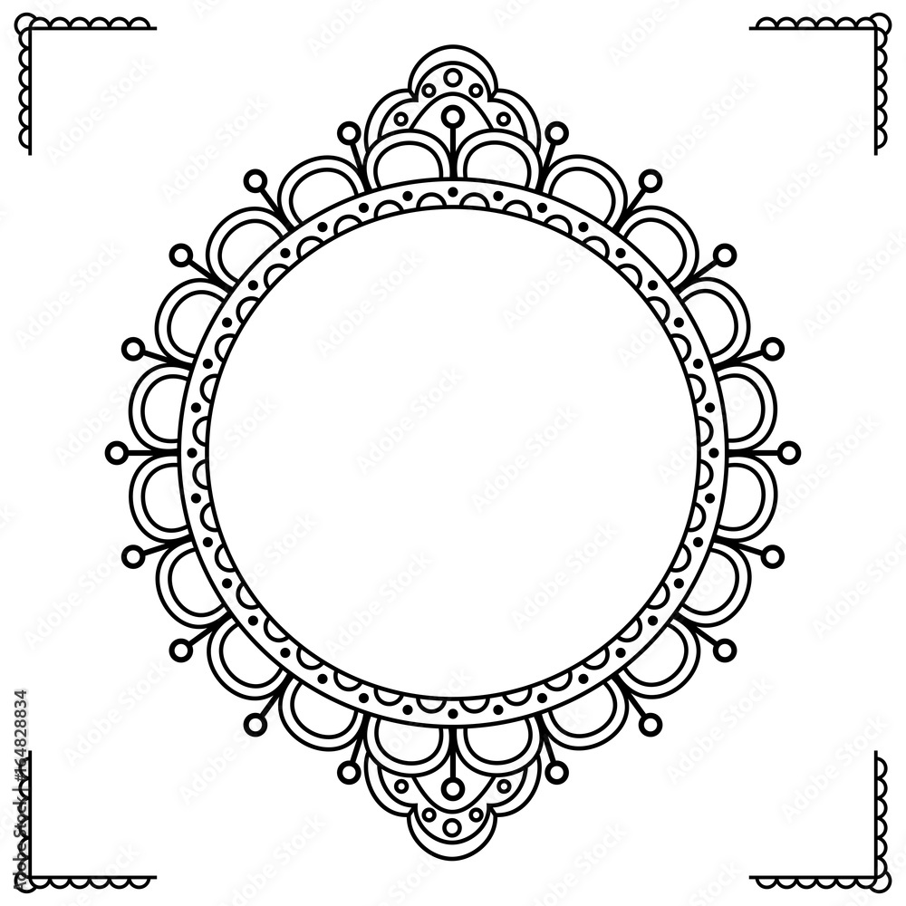Eastern style ornamental frame Eastern style ornamental frame
