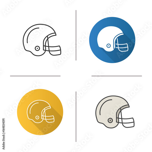 American football helmet icon