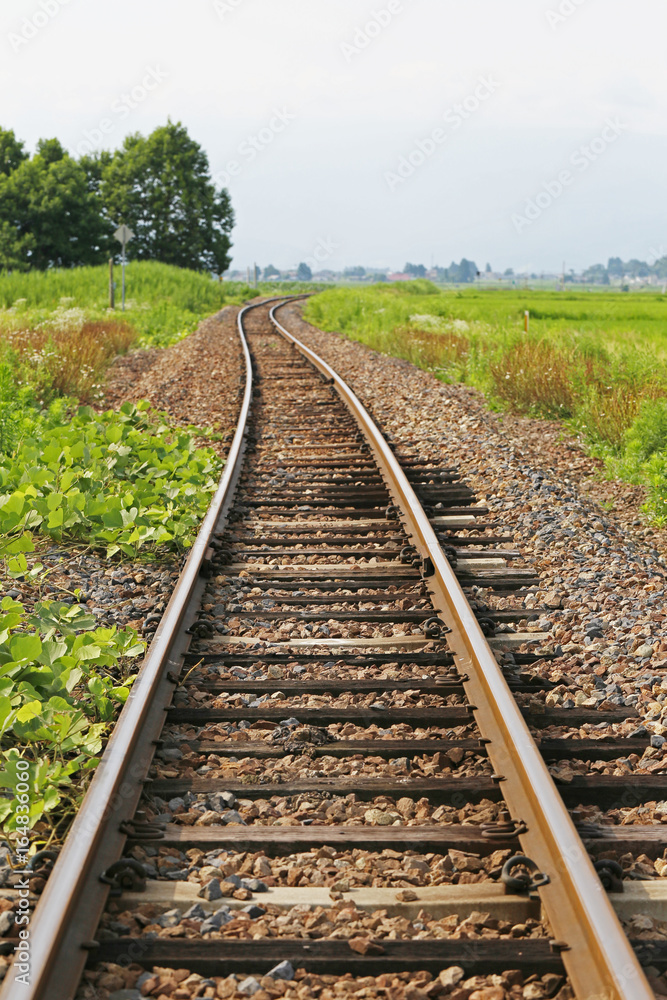 田舎の線路