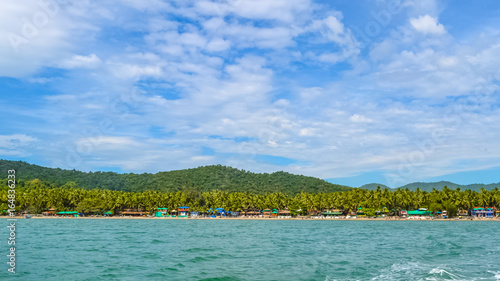 Beautiful Blue Waters of South Goa, India