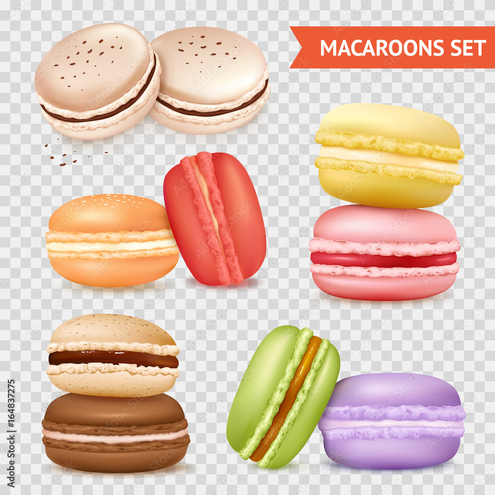 Almond Cookies Transparent Set Almond Cookies Transparent Set