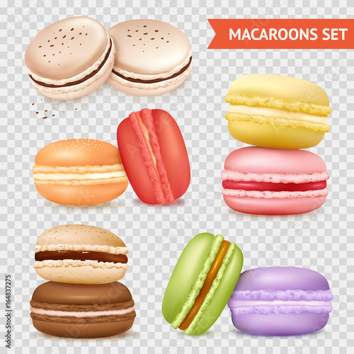 Almond Cookies Transparent Set