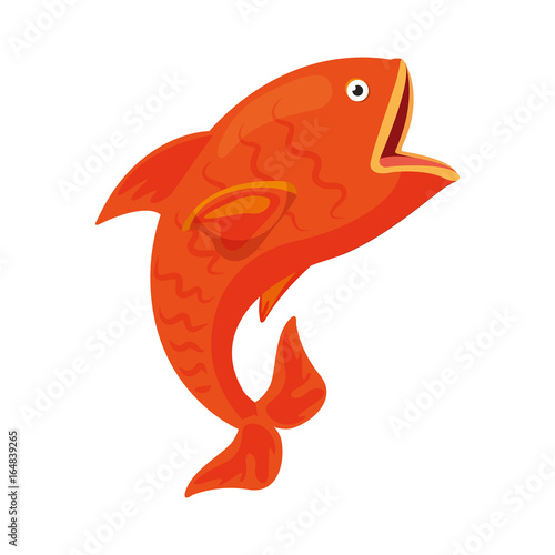 sea fish isolated icon vector illustration design