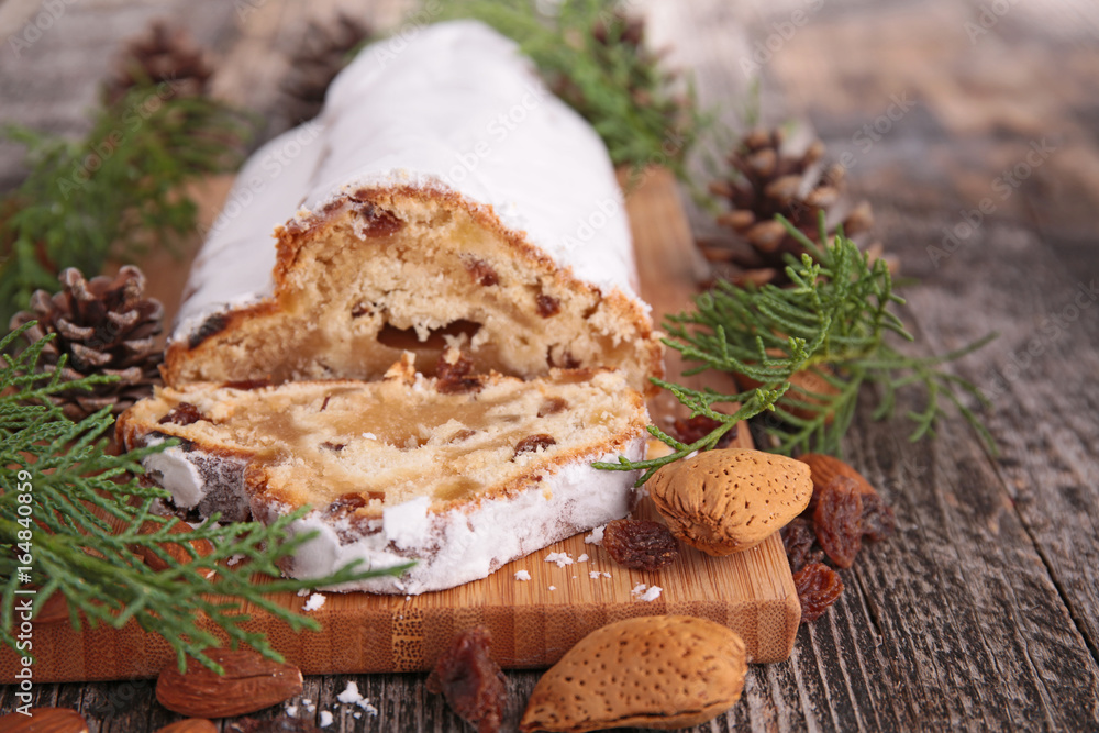Fototapeta premium christmas stollen