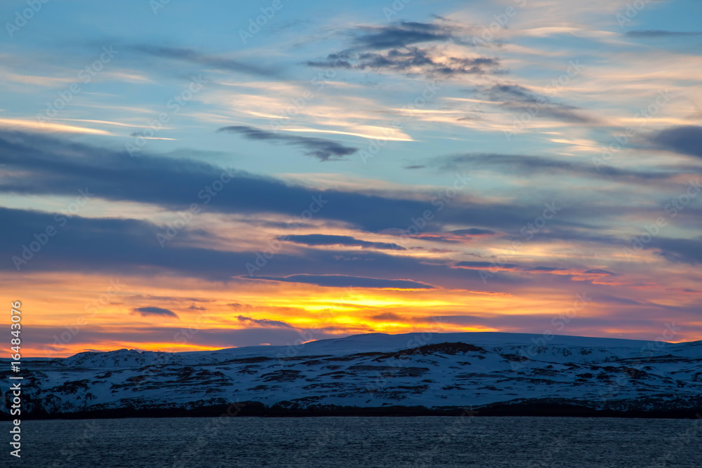 Sunset Near Vardo, Norway