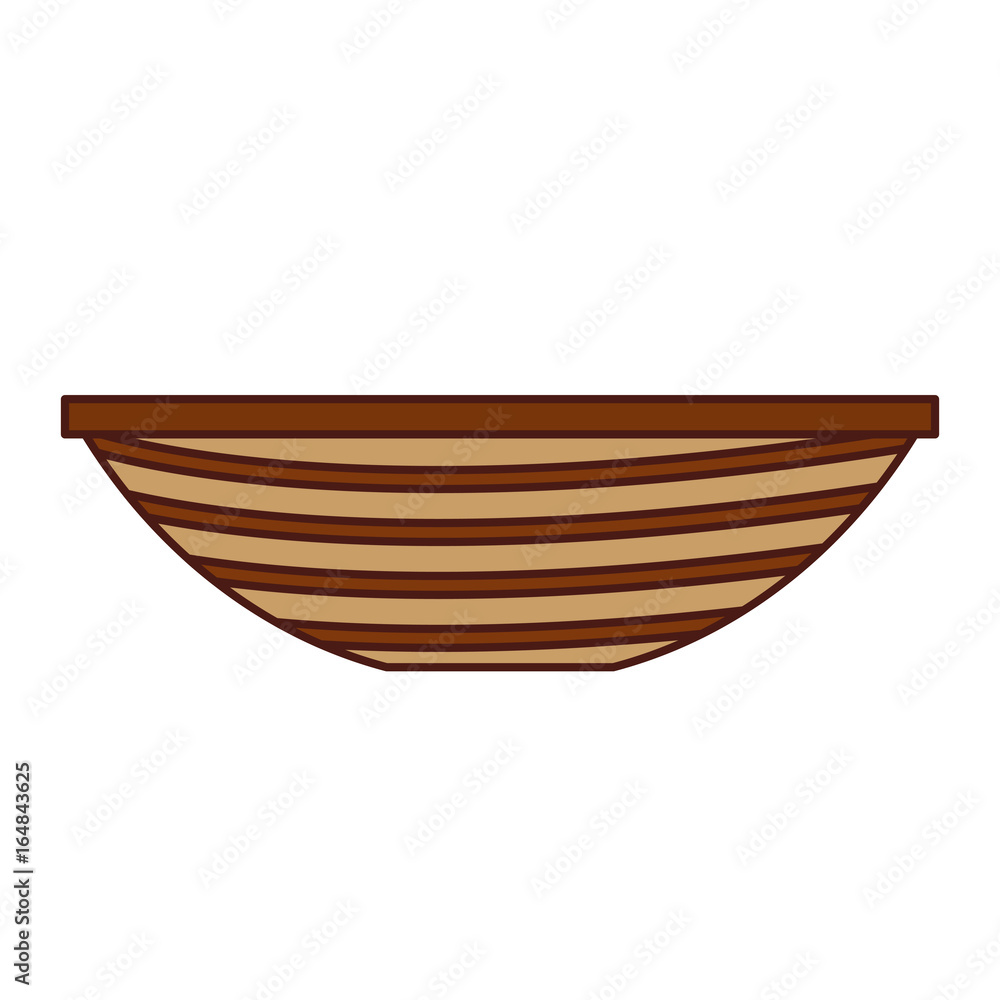 Fototapeta premium Fishing canoe isolated icon vector illustration design