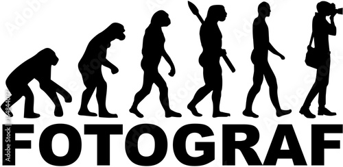 Photographer evolution with german job title