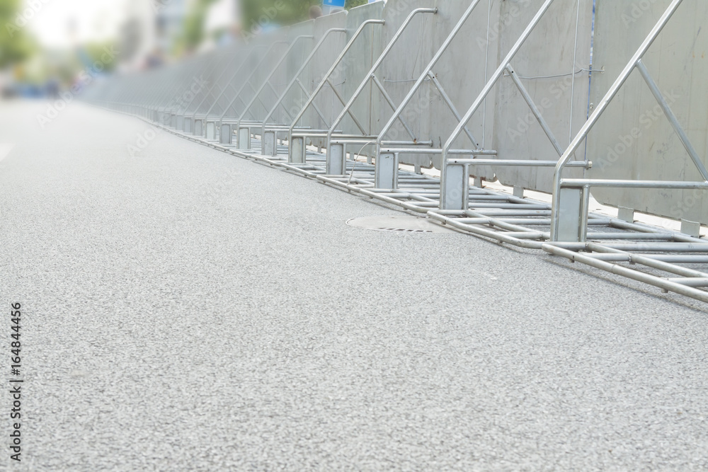 Obraz premium Crowd Control Barriers