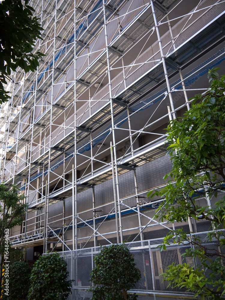 Φωτογραφία 修繕工事 足場